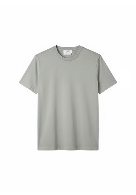Daniele Fiesoli mercerized cotton crewneck t-shirt with side slits gray DANIELE FIESOLI |  | 43150031